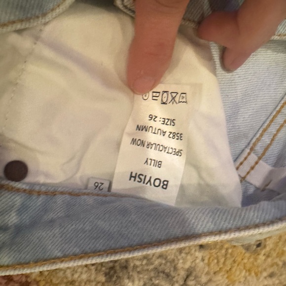 boyish Light Blue Distressed Jeans - Picture 6 of 7